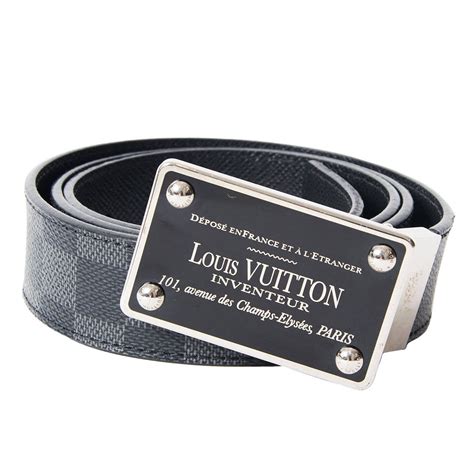 louis vuitton mens belt black buckle|authentic Louis Vuitton belt.